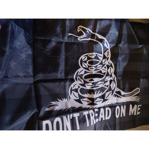 Double Sided Weatherproof Flag Don't Tread On Me
